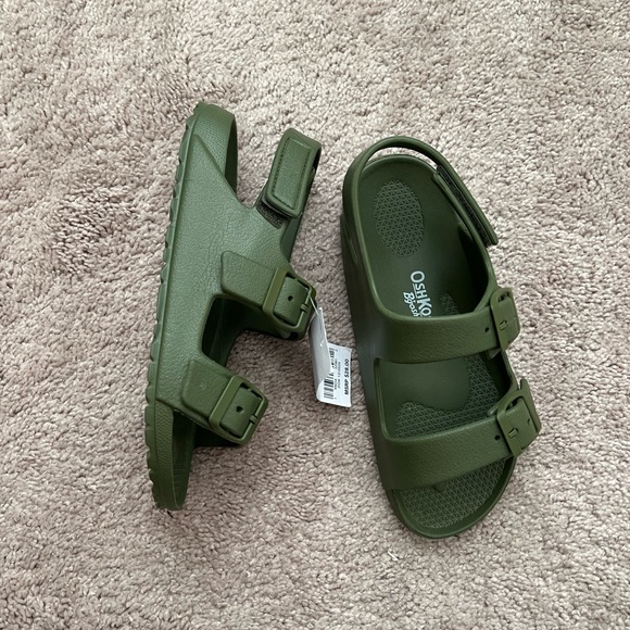 New Oshkosh Olive Green Sandals - Picture 4 of 10